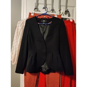 H&M - Black Peplum Blazer